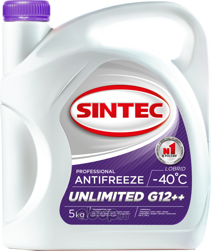 Антифриз Sintec ANTIFREEZE UNLIMITED  G12 + +  5кг